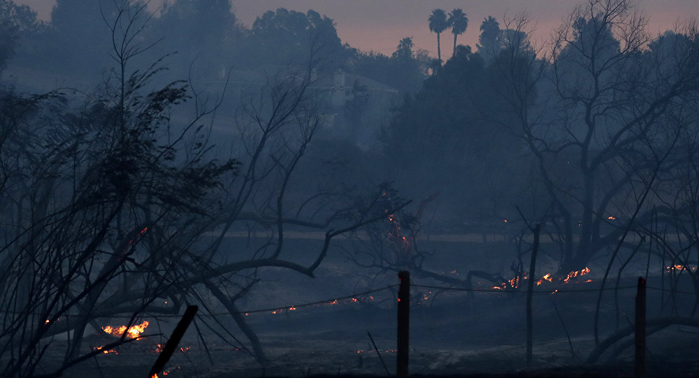 Пожары в Калифорнии, архивное фото