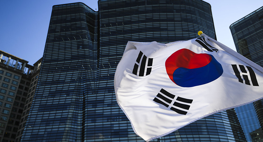 Флаг Республики Корея в Сеуле. Архивное фото