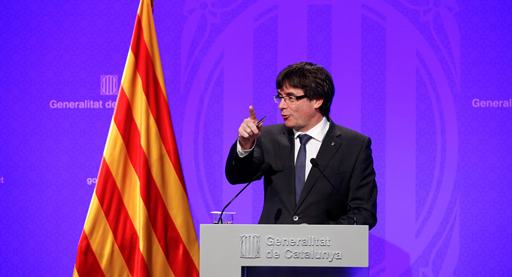 Председатель правительства Каталонии Карлес Пучдемон